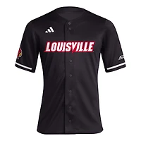 Maillot de baseball réplique adidas des Cardinals Louisville noir pour hommes