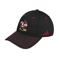 Men's adidas Black Louisville Cardinals Slouch Adjustable Hat