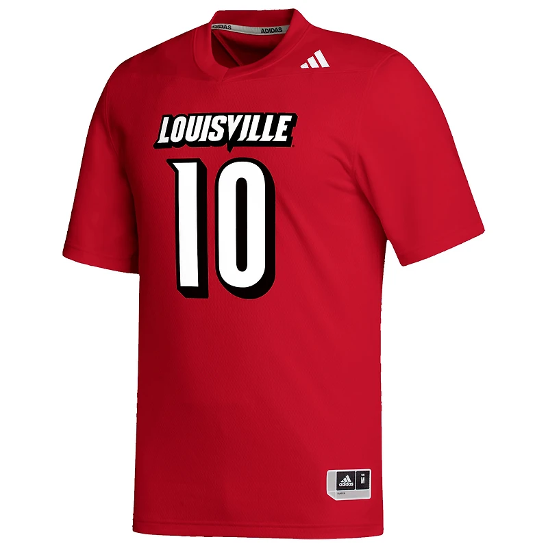 Men's adidas Jaire Alexander Red Louisville Cardinals Replica Football Alumni Jersey