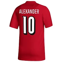 Men's adidas Jaire Alexander Red Louisville Cardinals Replica Football Alumni Jersey