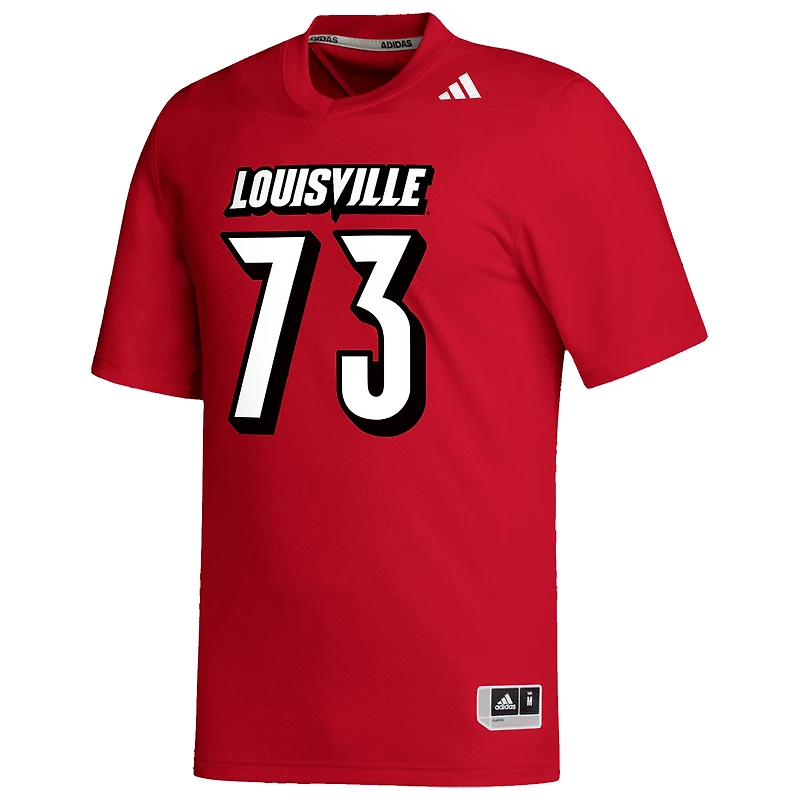 Maillot de football américain réplique rouge Mekhi Becton des Cardinals Louisville pour homme