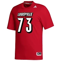 Maillot de football américain réplique rouge Mekhi Becton des Cardinals Louisville pour homme