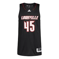 Maillot adidas #45 Louisville Cardinals Swingman pour homme, noir