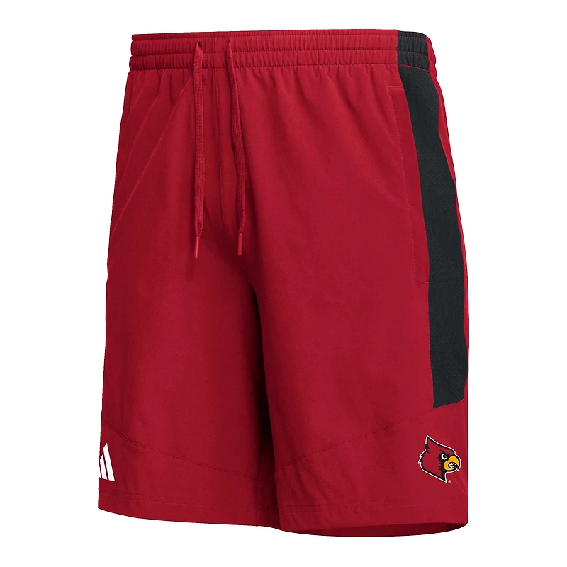 Short adidas Louisville Cardinals AEROREADY rouge pour homme