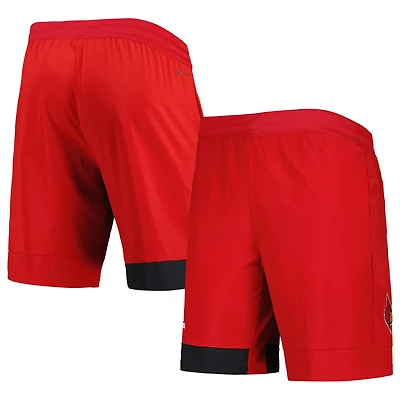 Short d'entraînement AEROREADY adidas Louisville Cardinals rouge pour homme