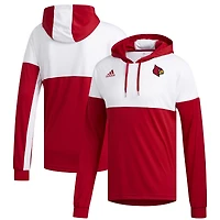 Sweat à capuche adidas rouge pour homme des Louisville Cardinals Legend Shooter