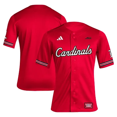 Maillot de baseball rétro réplique inversé des Louisville Cardinals adidas rouge pour hommes