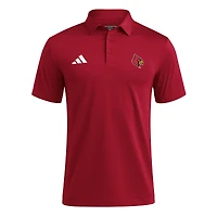 Polo adidas rouge Ultimate 365 pour homme des Louisville Cardinals