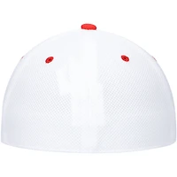 Men's adidas White Louisville Cardinals On-Field Baseball Fitted Hat