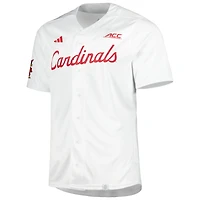Maillot de baseball l'équipe des Cardinals Louisville adidas blanc pour hommes
