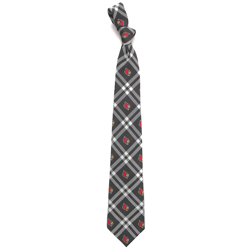 Cravate Rhodes noire pour homme des Cardinals de Louisville