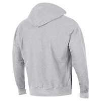 Men's Champion Gray Louisville Cardinals Vault Late Night Reverse Weave Pullover Hoodie