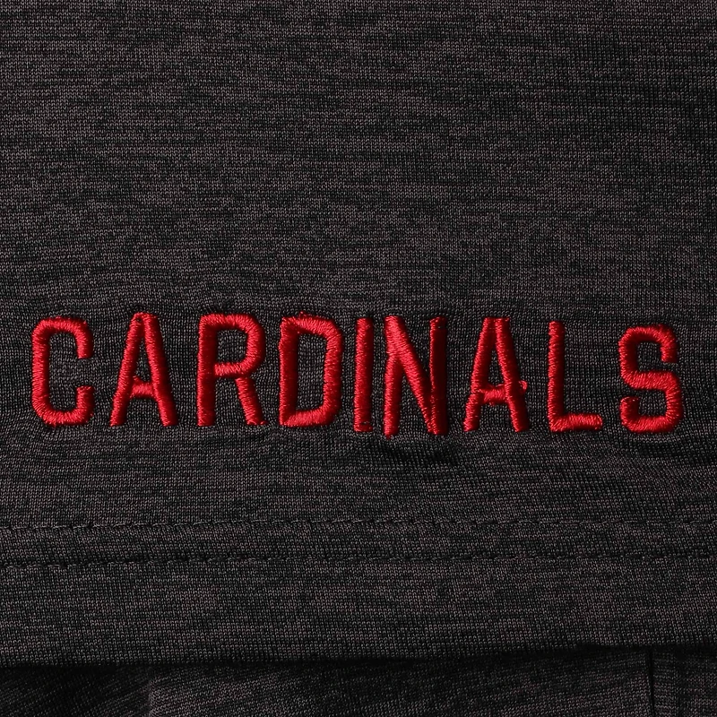 Men's Colosseum Black Louisville Cardinals Big & Tall Down Swing Polo
