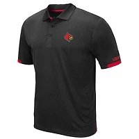 Polo Santry Colosseum pour hommes, noir, Cardinals de Louisville Big & Tall