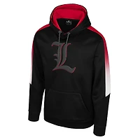 Men's Colosseum Black Louisville Cardinals The Gang Blackout Hoodie
