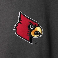 Veste Colosseum Charcoal Louisville Cardinals Tortugas Logo Quarter-Zip pour homme