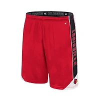 Short rouge Colosseum Louisville Cardinals Haller pour homme