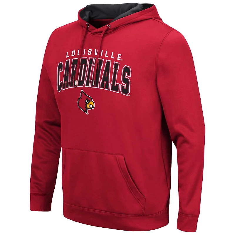 Pull à capuche Resistance Colosseum Red Louisville Cardinals pour hommes