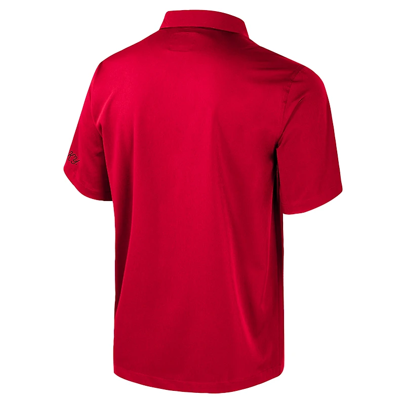 Chemise boutonnée rouge Colosseum pour homme, motif Strike Bowling des Cardinals de Louisville