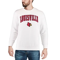 Sweat Colosseum pour homme blanc Louisville Cardinals avec arc et logo