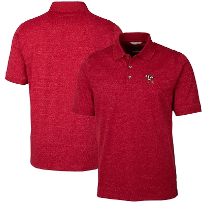 Polo Cutter & Buck Cardinal Louisville Cardinals Vault Advantage Tri-Blend Space Dye pour homme, grande taille
