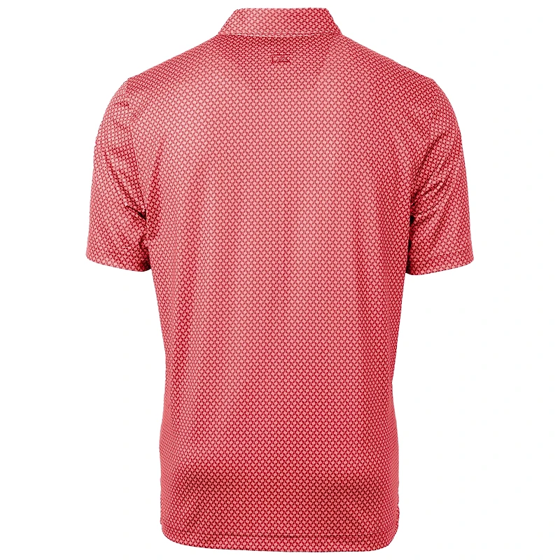 Men's Cutter & Buck Red Louisville Cardinals Pike Banner Stretch Polo