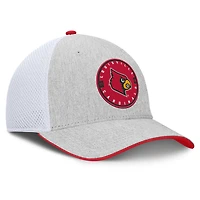 Men's Fanatics  Heather Gray Louisville Cardinals Trigger Flex Hat