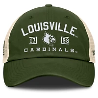 Casquette ajustable de camionneur Frontier OHT Military Appreciation de Louisville Cardinals de la collection Fanatics Olive pour hommes