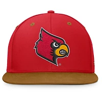 Men's Fanatics Red/Brown Louisville Cardinals NoBo Fitted Hat