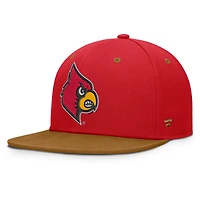 Casquette ajustée NoBo rouge/marron pour homme des Cardinals de Louisville