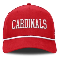 Casquette ajustable en corde pour balle fausse fanatiques pour hommes, Louisville Cardinals, rouge