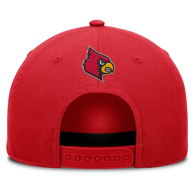 Casquette ajustable en corde pour balle fausse fanatiques pour hommes, Louisville Cardinals, rouge