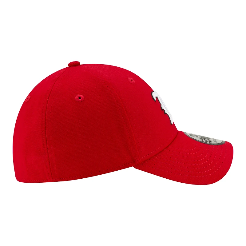 Casquette New Era rouge Louisville Cardinals Team Classic 39THIRTY Flex pour homme
