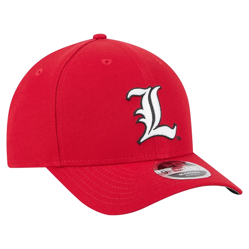 Men's New Era Red Louisville Cardinals Team Collective 9FORTY M-Crown Adjustable Hat