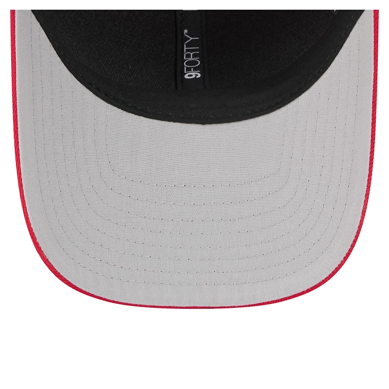 Men's New Era Red Louisville Cardinals Team Collective 9FORTY M-Crown Adjustable Hat