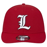 Men's New Era Red Louisville Cardinals Trucker 9FIFTY Snapback Hat