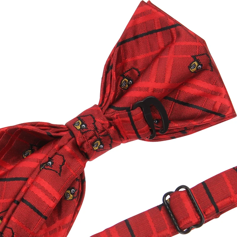 Men's Red Louisville Cardinals Oxford Bow Tie