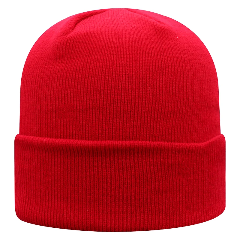 Men's Top of the World Red Louisville Cardinals Logo Cuffed Knit Hat