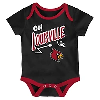 Ensemble trois pièces pour nouveau-né et nourrisson Outerstuff Louisville Cardinals All Day Play