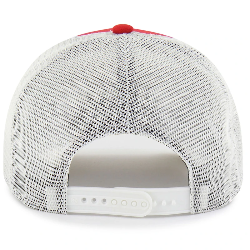 Unisex '47 Red Louisville Cardinals Contemporary Basics Foundation Trucker Hitch Adjustable Hat