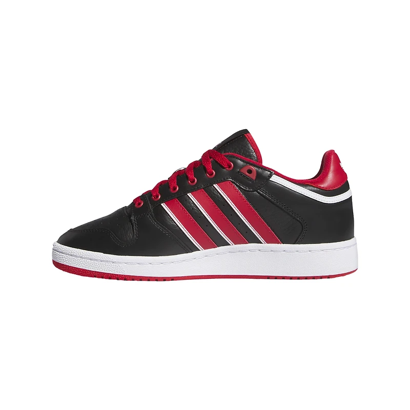 Chaussures de basket-ball unisexes adidas Louisville Cardinals Centennial 85 Low noires/rouges