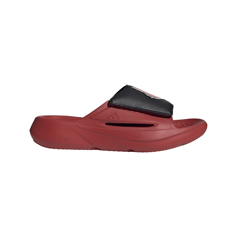 Sandales unisexes adidas rouges Louisville Cardinals Lightblaze Slide