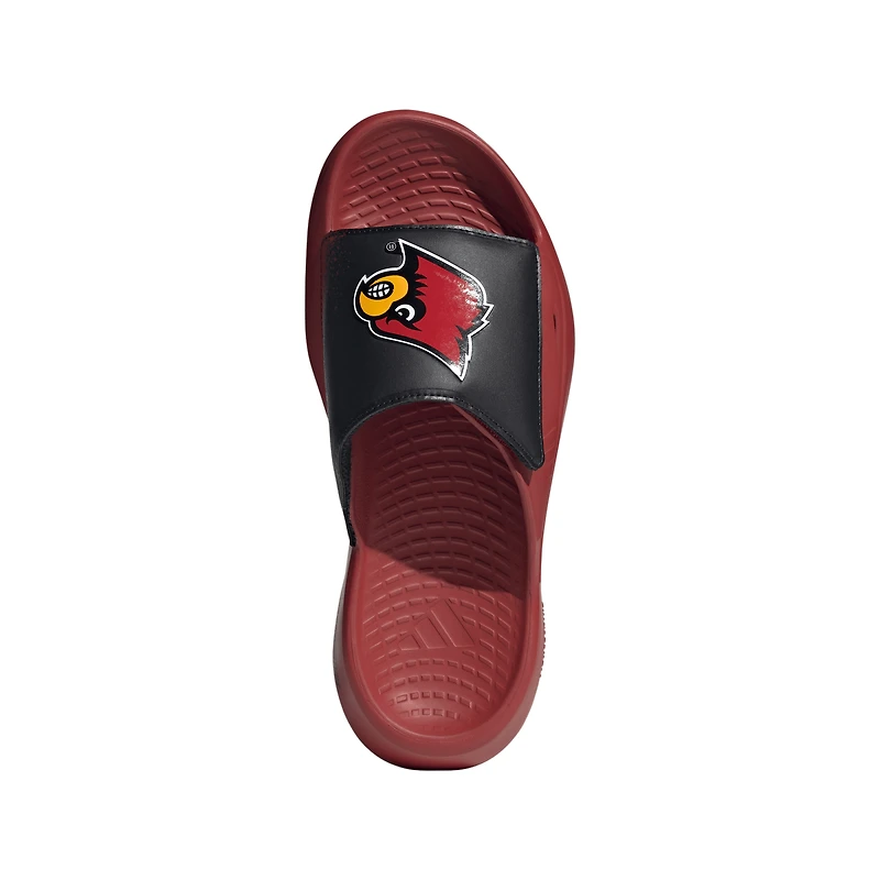 Sandales unisexes adidas rouges Louisville Cardinals Lightblaze Slide