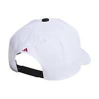 Casquette ajustable unisexe adidas blanche Louisville Cardinals Locker Room A-Frame