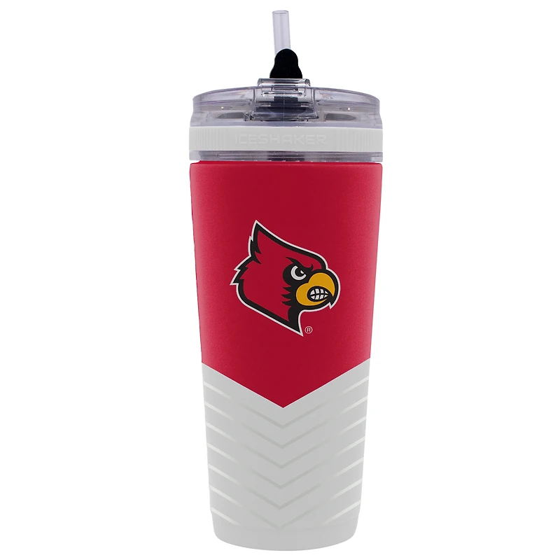 Bouteille shaker WinCraft Louisville Cardinals 4D Flex Ice 26 oz