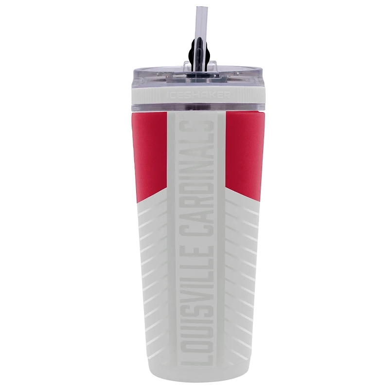 Bouteille shaker WinCraft Louisville Cardinals 4D Flex Ice 26 oz