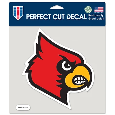 WinCraft  Louisville Cardinals 8" x 8" Color Car Decal