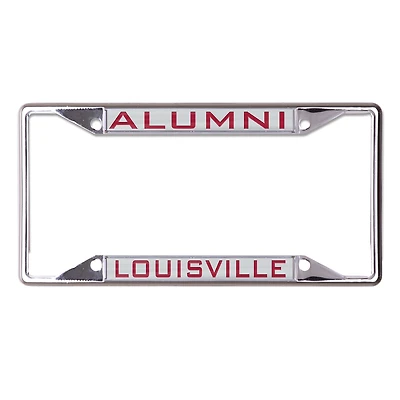 WinCraft Louisville Cardinals Alumni School Supporter Laser Cut Metal License Plate Frame