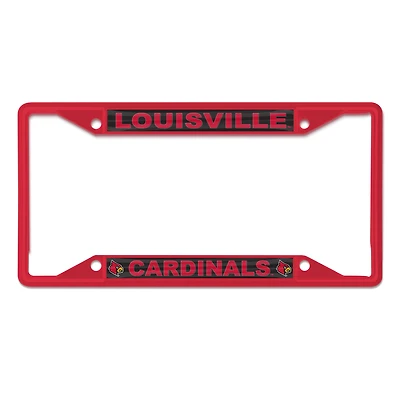 WinCraft Louisville Cardinals Chrome Color License Plate Frame