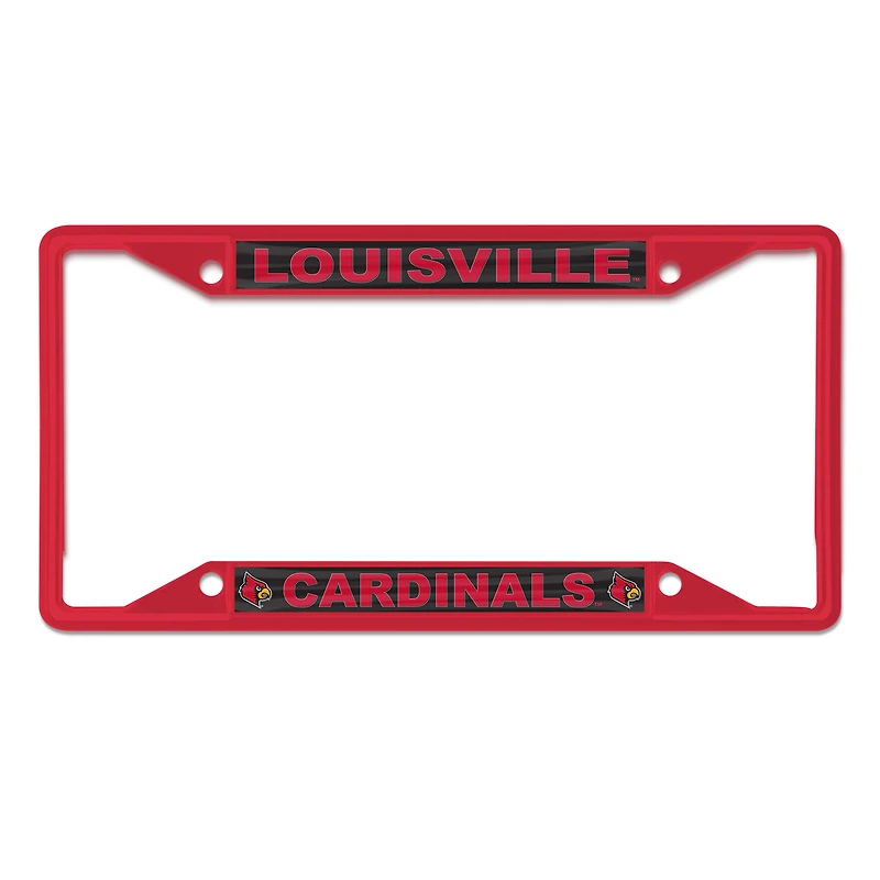Cadre de plaque d'immatriculation WinCraft Louisville Cardinals
